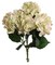 20-Inch Green Pink Hydrangea Stem with Lifelike Petals for DIY Arrangements and Home Décor, Floral Home by Artificial Flowers